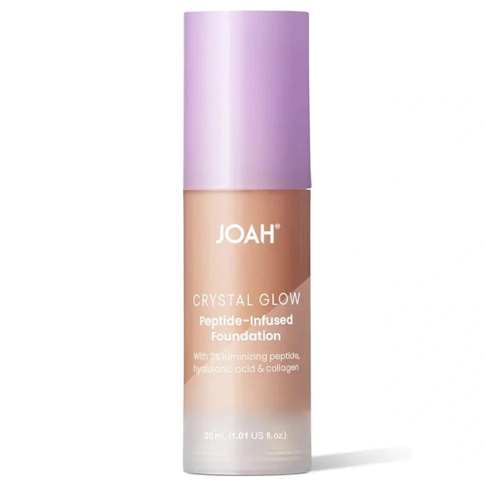 JOAH Crystal Glow Peptide Infused Foundation Medium Neutral Undertones MN060